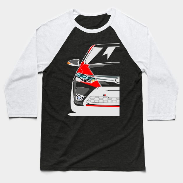 Vios GR Gazoo Racing Baseball T-Shirt by gaplexio